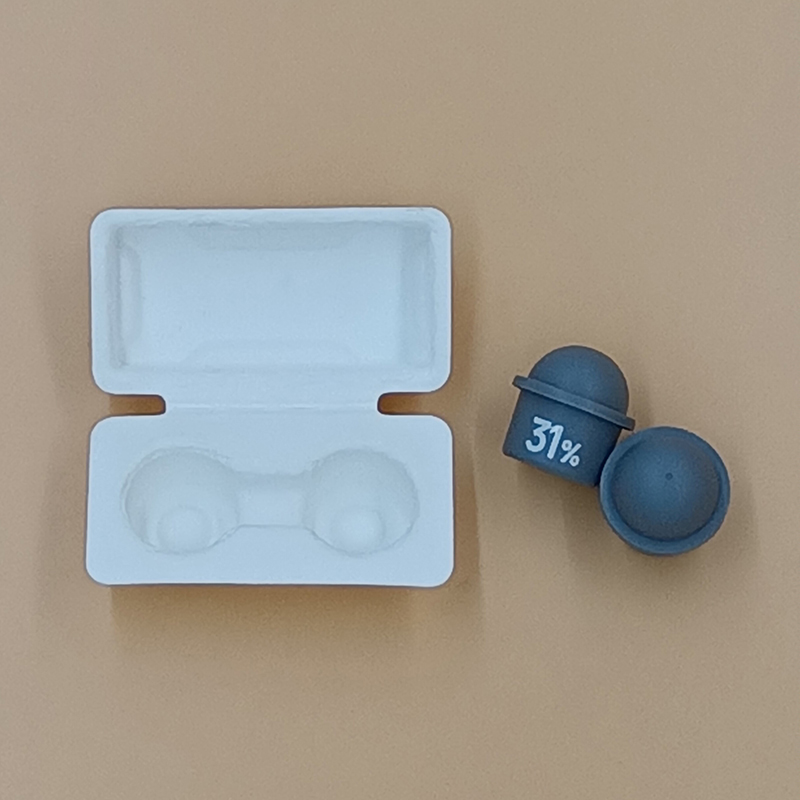 咖啡盒湿压白色纸托