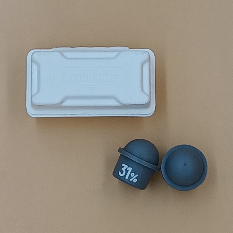 咖啡盒湿压白色纸托