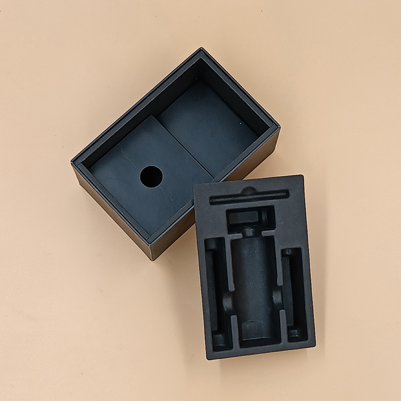 电子烟黑色湿压纸托