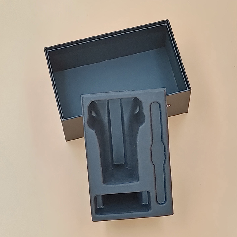 刮胡刀黑色湿压纸托